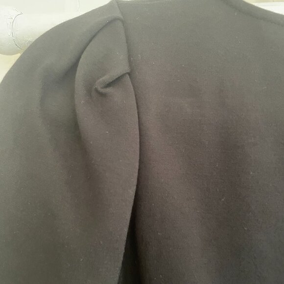 J.Crew Puff-Sleeve Ponte Top | Black| X-Small | NWOT - Picture 4 of 6